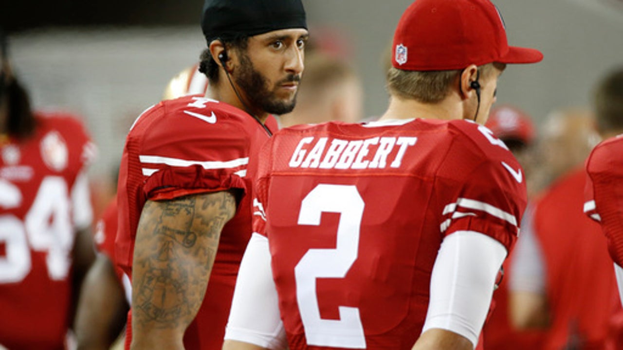 Kaepernick will sit through anthem until there's change